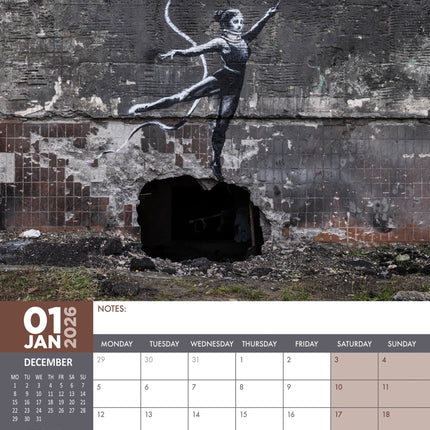 CalendarsRUs Banksy A3 Kalender 2026