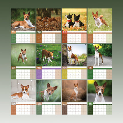 CalendarsRUs Basenji A3 Kalender 2026