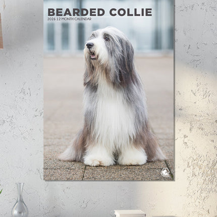 CalendarsRUs Bearded Collie A3 Kalender 2026