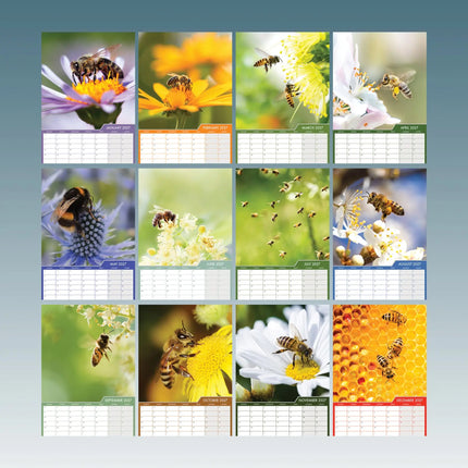 CalendarsRUs Bijen A3 Kalender 2027