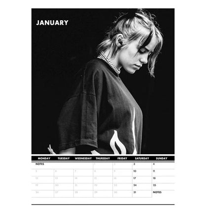 CalendarsRUs Billie Eilish A3 Kalender 2026