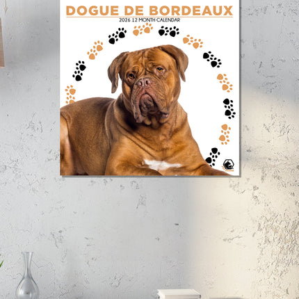 CalendarsRUs Bordeaux Dog Kalender 2026