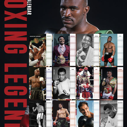 CalendarsRUs Boxing Legends A3 Kalender 2026