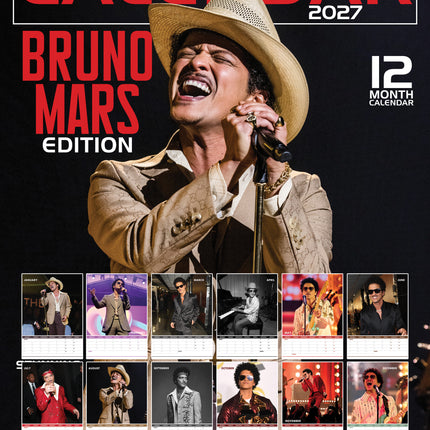 CalendarsRUs Bruno Mars A3 Kalender 2027
