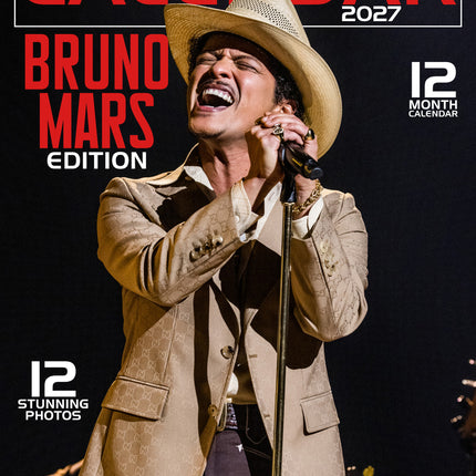 CalendarsRUs Bruno Mars A3 Kalender 2027