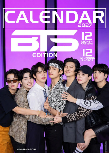 CalendarsRUs BTS A3 Kalender 2027