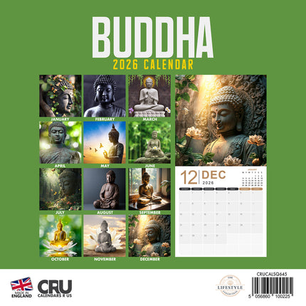 CalendarsRUs Buddha Kalender 2026