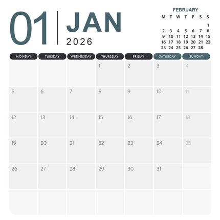 CalendarsRUs Burmees Kalender 2026