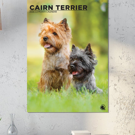 CalendarsRUs Cairn Terrier A3 Kalender 2026