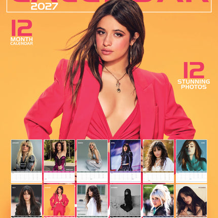 CalendarsRUs Camila Cabello A3 Kalender 2027