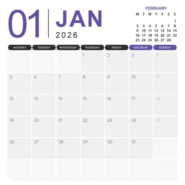 CalendarsRUs Cavapoo Kalender 2026