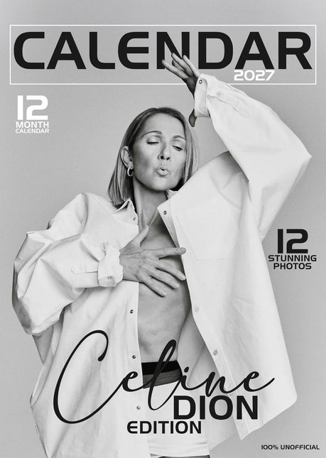 CalendarsRUs Celine Dion A3 Kalender 2027