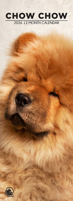 CalendarsRUs Chow Chow Slimline Kalender 2026