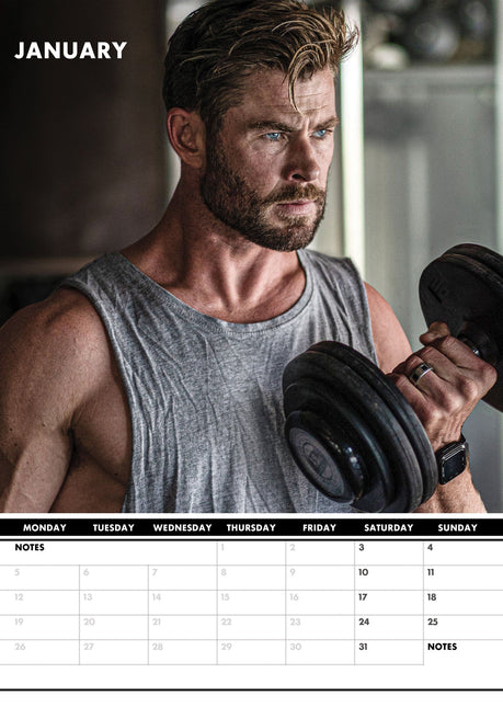 CalendarsRUs Chris Hemsworth A3 Kalender 2026