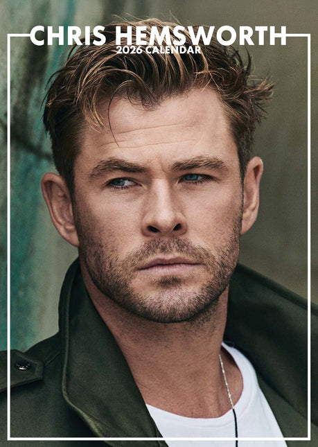 CalendarsRUs Chris Hemsworth A3 Kalender 2026