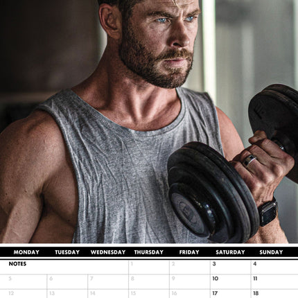 CalendarsRUs Chris Hemsworth A3 Kalender 2027