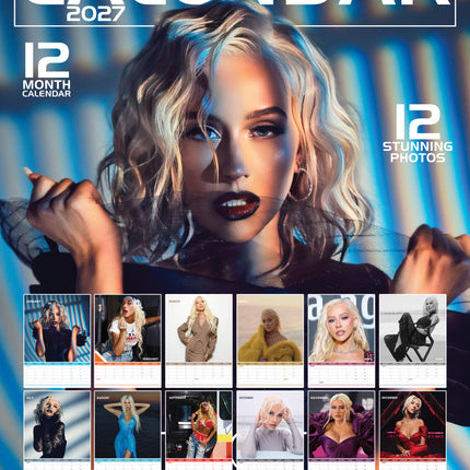 CalendarsRUs Christina Aguilera A3 Kalender 2027