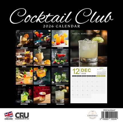 CalendarsRUs Cocktails Kalender 2027
