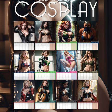 CalendarsRUs Cosplay A3 Kalender 2027