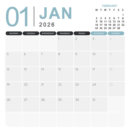 CalendarsRUs Cupcakes Kalender 2026
