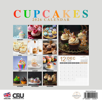 CalendarsRUs Cupcakes Kalender 2026