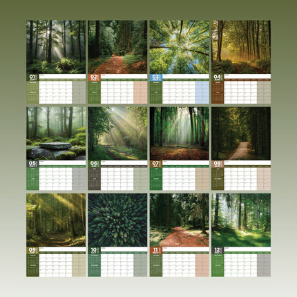CalendarsRUs Deep Forest A3 Kalender 2026