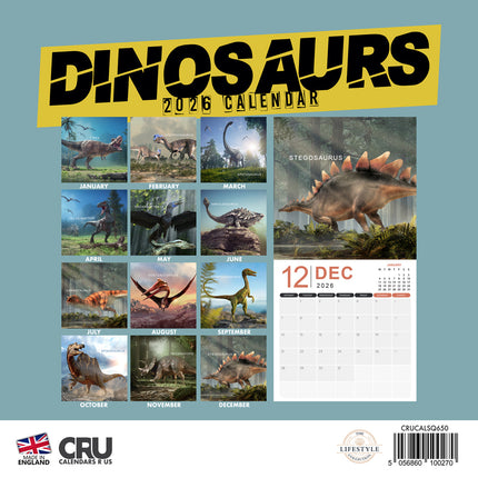 CalendarsRUs Dinosaurus Kalender 2026