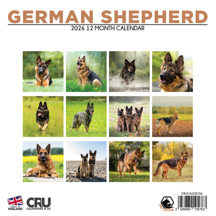 CalendarsRUs Duitse Herder Kalender 2026
