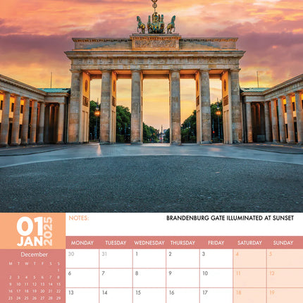 CalendarsRUs Duitsland A3 Kalender 2025