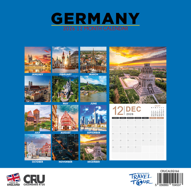 CalendarsRUs Duitsland Kalender 2026