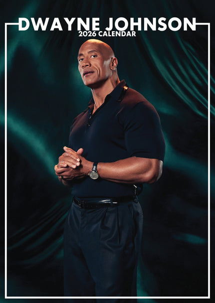 CalendarsRUs Dwayne Johnson A3 Kalender 2026