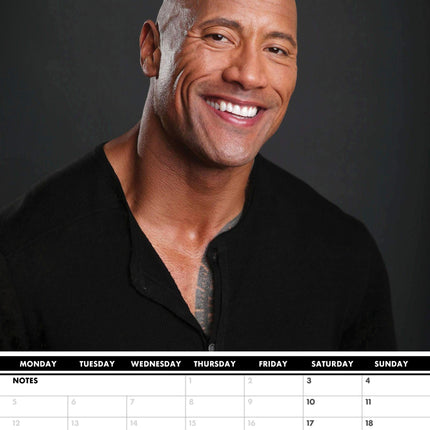CalendarsRUs Dwayne Johnson A3 Kalender 2026