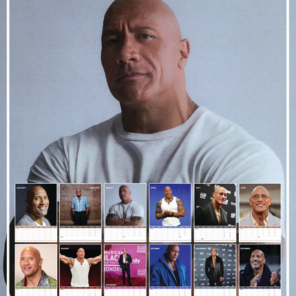CalendarsRUs Dwayne Johnson A3 Kalender 2027