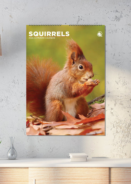 CalendarsRUs Eekhoorn A3 Kalender 2026