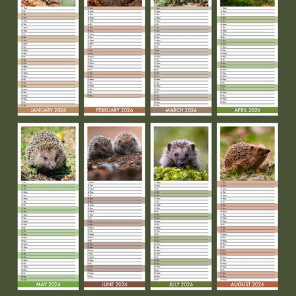 CalendarsRUs Egels Slimline Kalender 2026