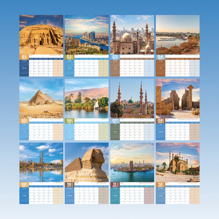 CalendarsRUs Egypte A3 Kalender 2026
