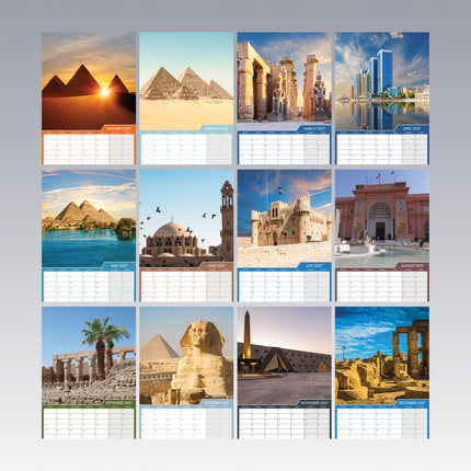 CalendarsRUs Egypte A3 Kalender 2027