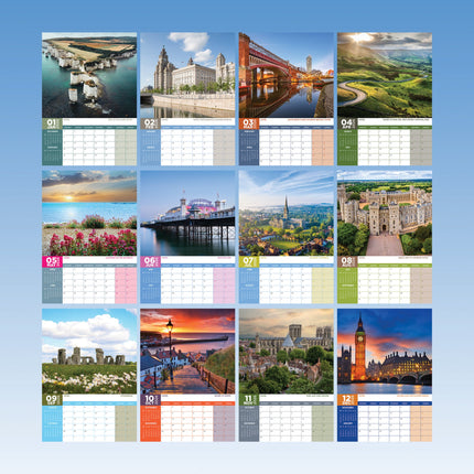 CalendarsRUs Engeland A3 Kalender 2026