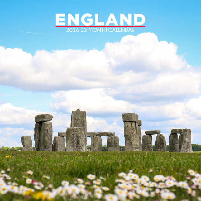 CalendarsRUs Engeland Kalender 2026