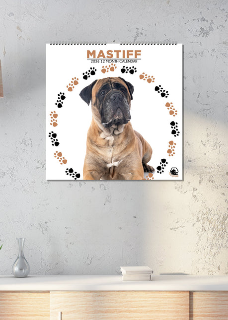 CalendarsRUs Engelse Mastiff Kalender 2026