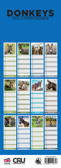 CalendarsRUs Ezel Slimline Kalender 2026