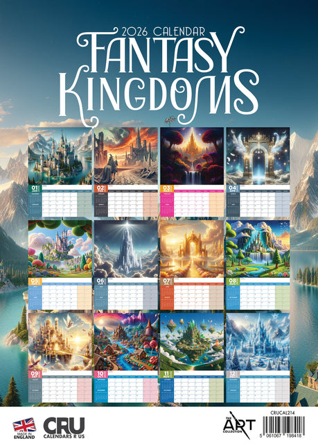 CalendarsRUs Fantasy A3 Kalender 2026