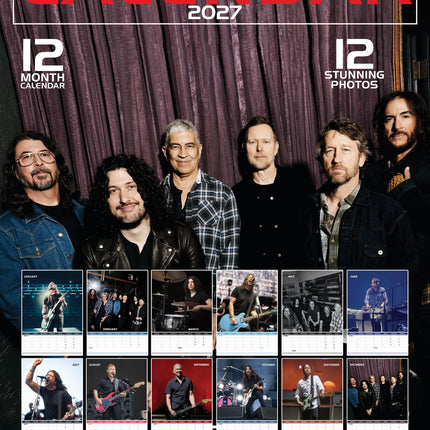 CalendarsRUs Foo Fighters A3 Kalender 2027