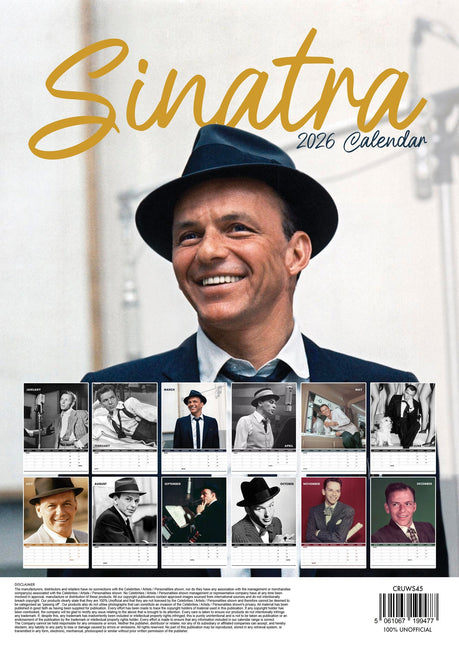 CalendarsRUs Frank Sinatra A3 Kalender 2026