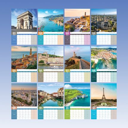 CalendarsRUs Frankrijk A3 Kalender 2026
