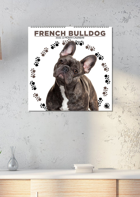 CalendarsRUs Franse Bulldog Kalender 2026