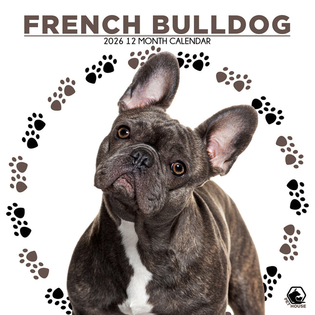 CalendarsRUs Franse Bulldog Kalender 2026