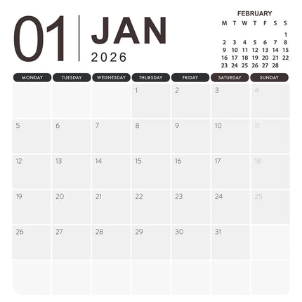 CalendarsRUs Fretten Kalender 2026