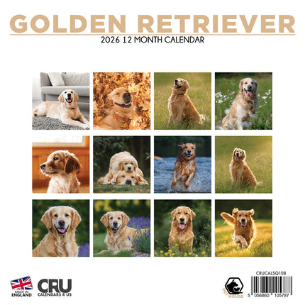 CalendarsRUs Golden Retriever Kalender 2026