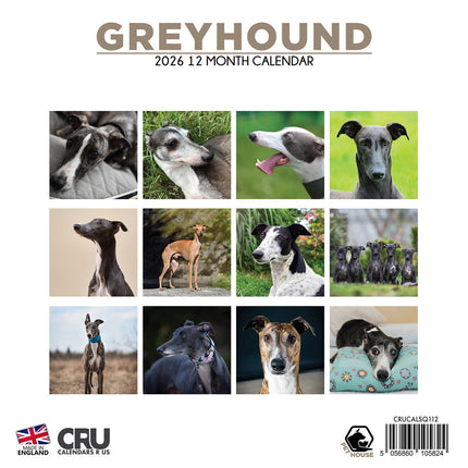 CalendarsRUs Greyhound Kalender 2026
